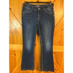 Silver Jeans Womens Size 30x34 Suki Boot Blue Denim (5799)